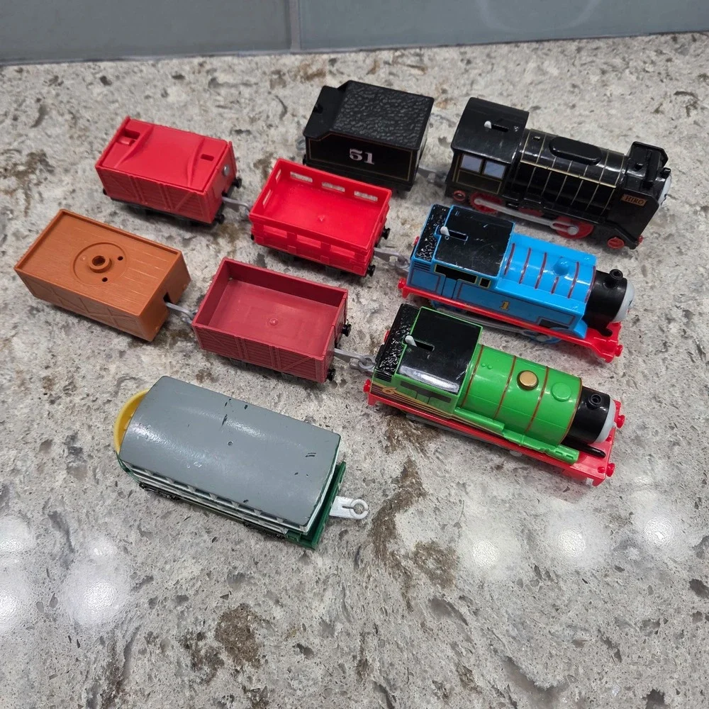 Thomas & Friends TrackMaster Lot(8) Thomas Percy Hiro Sodor Tramways Unmotorized